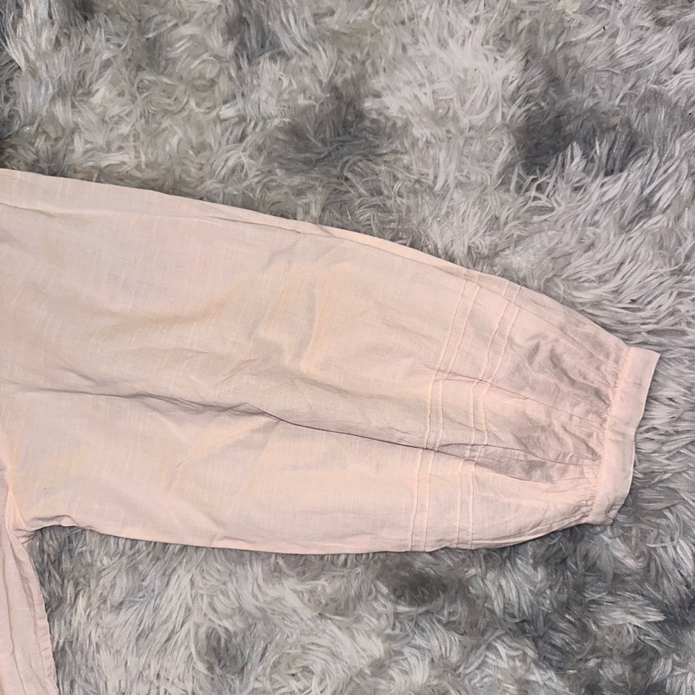 Marie Louise De Monterey Volent Cotton Light Pink Ruffle Collar Shirt - NWT sz10 - Picture 3 of 7